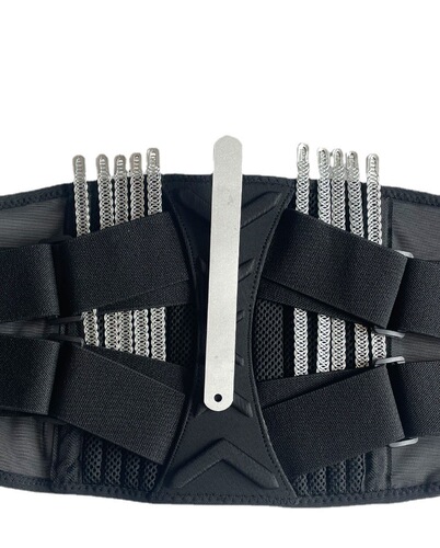 Factory direct sales fitness belt double pressure weightlifting squat waist protection waist fixed leaf spring support protective gear