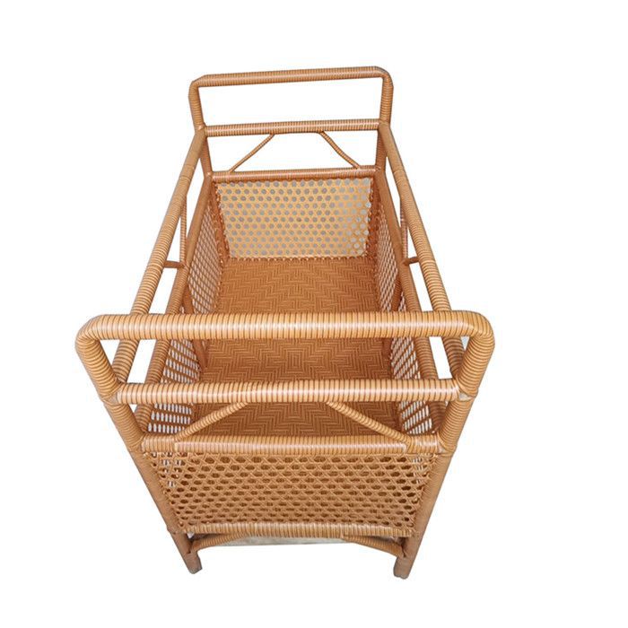 Children's Bb Cradle Bed Rattan Baby Crib Foldable Portable Children's Bed Movable Foldable