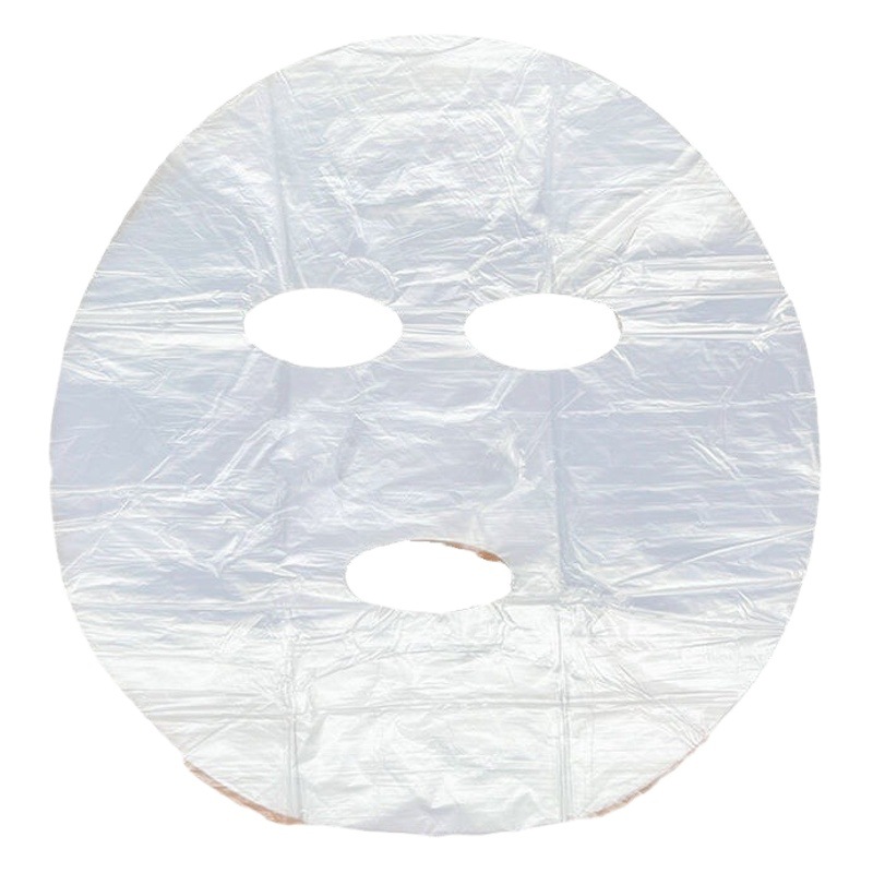 Mascarilla facial de mantenimiento fresco desechable pegatinas salón de belleza spa facial especial papel de máscara facial transparente facial de plástico ultrafino