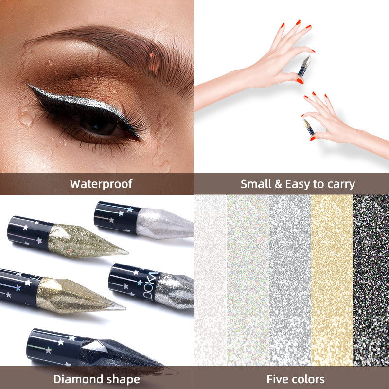10g Weight liquid eyeliner Type Of Cosmetics 1 Piece, 1 Set Quantity Plastic Material Solid Color Pattern Simple Style Style Simple Style Solid Color Plastic Liquid Eyeliner 1 Piece 1 Set 15