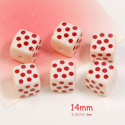 Dulces lindos dibujos animados amor cuadrado cuentas diy cadena de teléfono móvil hecha a mano accesorios de material de pulsera