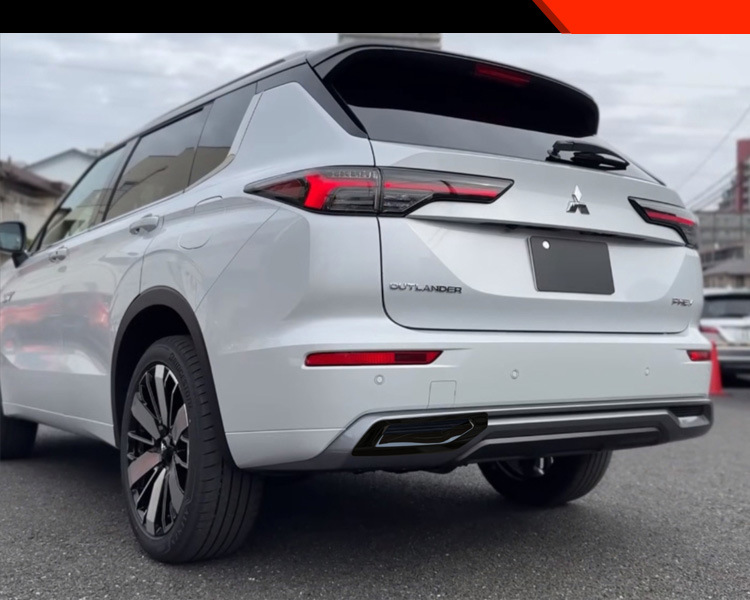 Suitable for Mitsubishi 25 Outlander modified rear bumper anti-scratch protection special decorative bright frame auto supplies