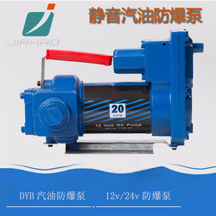 Jiahao DYB explosion-proof electric oil pump 12v/24v explosion-proof oil pump tanker accessories silent gasoline explosion-proof pump
