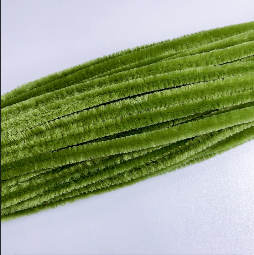 Twisted stick macaron color súper denso hecho a mano tiras de lana niños DIY juguetes educativos arte ramo paquete material al por mayor