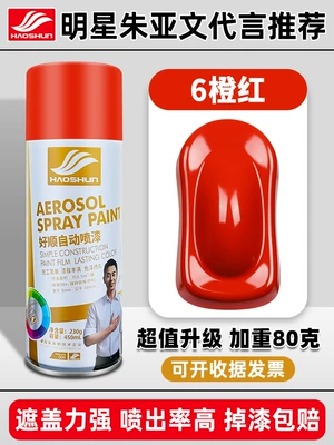 Avtomobil boya qələmləri | Metal Anti-rust Paint Wall - haoshun-self-painted-450ml6-orange-red