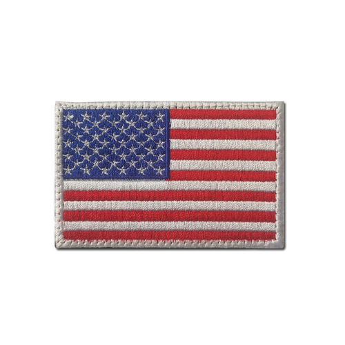 American Embroidered Velcro Seal Cloth Patch Outdoor Bag with Stars and Stripes Tactical Military Patch Badge
