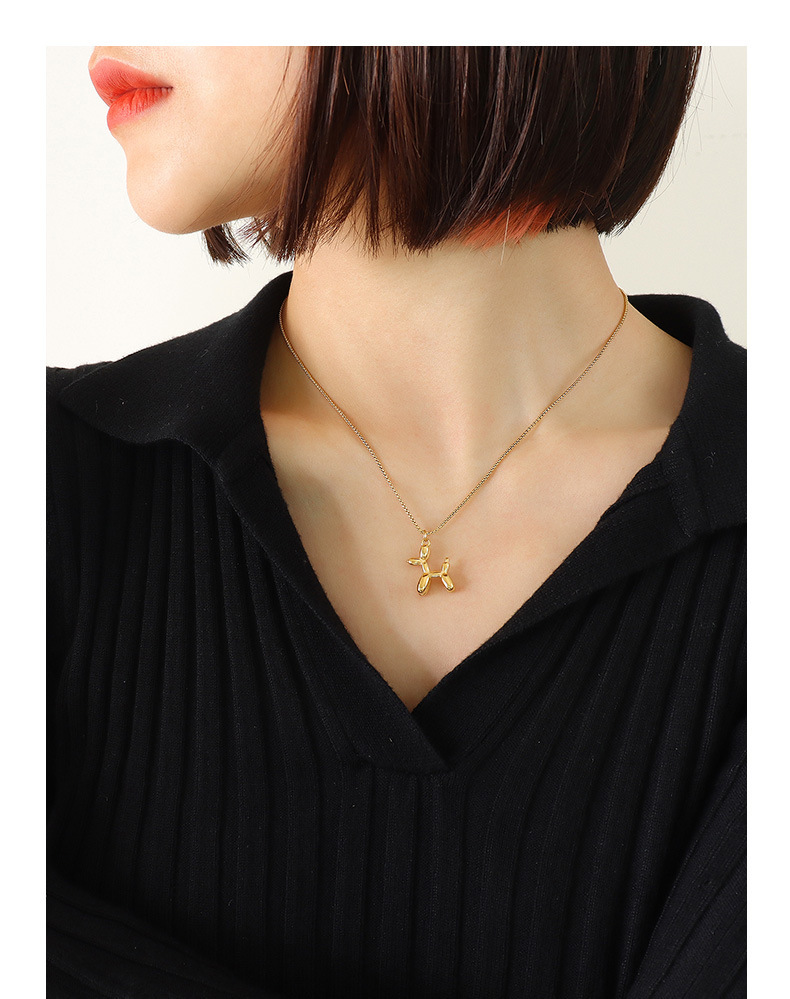 Fashion Dog Titanium Steel Womenu0027S Bracelets Earrings Necklace