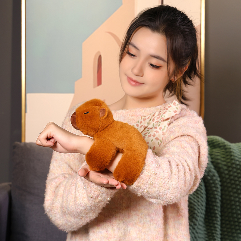 Peluche de capibara, almohada suave, tendencia viral, lindo, regalo acompañante