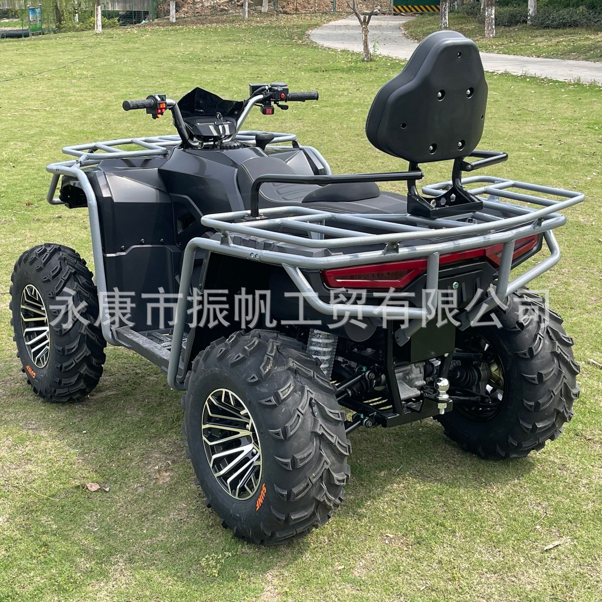 Motocicleta todoterreno de montaña de 500 cc con tracción en las cuatro ruedas, vehículo todoterreno grande de combustible 4x4 automático para nieve y playa