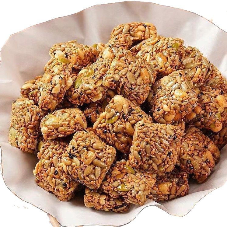 亜麻の実のクルミのショートニングは砂糖を入れていません。手作りのお菓子は伝統的にサクサクしています。|undefined