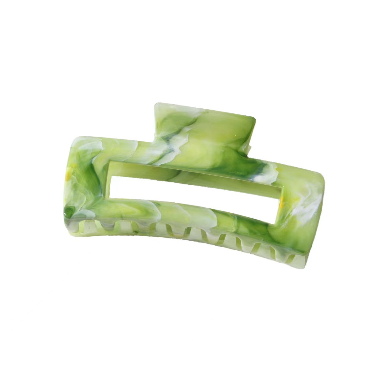 55g Weight Hair Claws Hair Accessories Type 1 Piece Quantity Holiday, Daily Occasion Plastic Material Shell, Rectangle Pattern Women's Gender Stoving Varnish Design Casual, Simple Style Style Women's Casual Simple Style Shell Rectangle Plastic Stoving Varnish Hair Claws 14