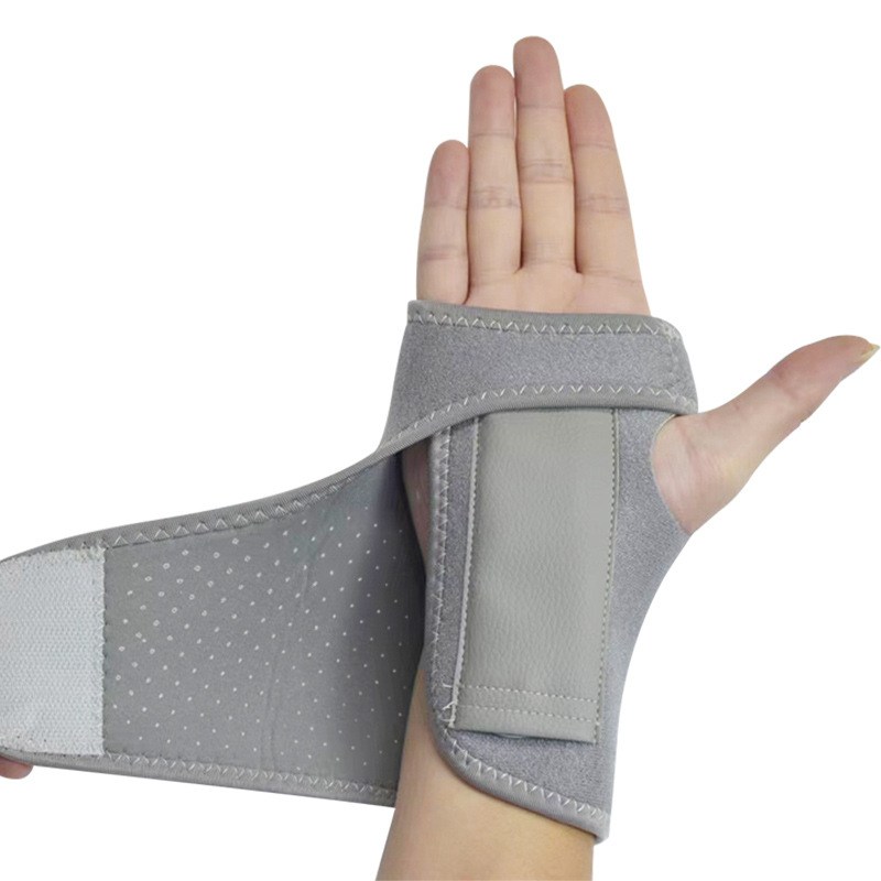 Deportes de verano placa de acero pulsera adulto transpirable desmontable mano fija protección deportes equipo de protección al por mayor