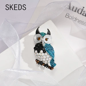 A Variety of European and American Retro Owl Enamel Brooches, Elegant and Versatile Animal Oil Drop Pins, Accessories Ready for Sale