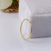 Redos Creative Mosan простое кольцо с простым лицом 14-каратное золото в европейском и американском стиле вице-кольцо женские украшения оптом