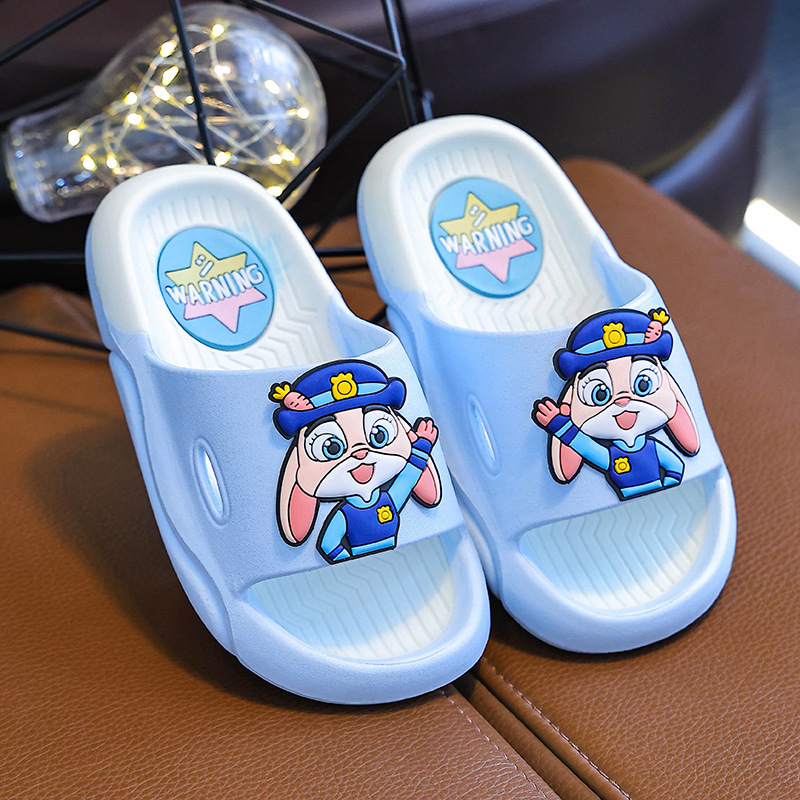 Zootopia Children's Slippers for Boys, Indoor Non-Slip, Soft-Soled for Girls, Summer Home Wear, Boys and Girls Cartoon Zootopia Children's Slippers for Boys, Indoor Non-Slip, Soft-Soled for Girls, Summer Home Wear, Boys and Girls Cartoon