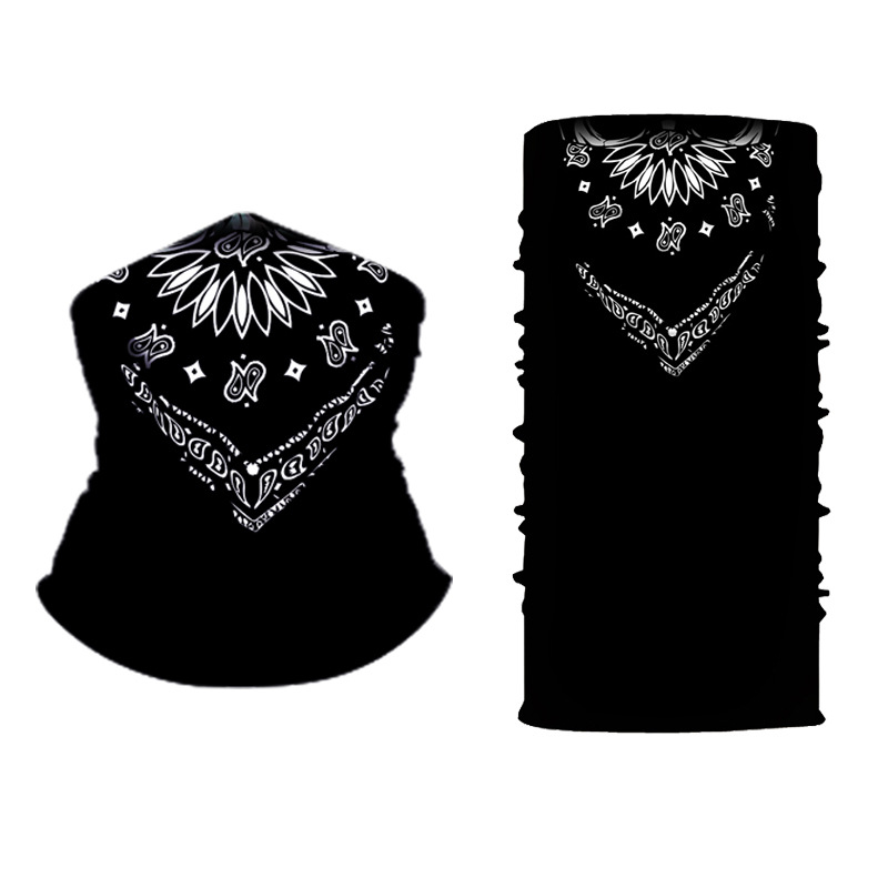 Xunhui sin costuras de alta elástico Lycra pañuelo transfronterizo Amazon montar protección solar Deportes al aire libre a prueba de viento mágico pañuelo en la cabeza