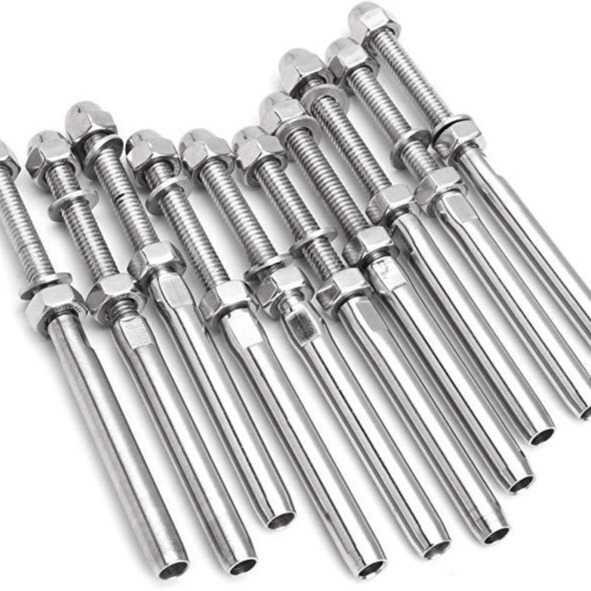 长期供应/平面抱紧花兰/钢丝绳接线器/316海洋级木桩楼梯配件