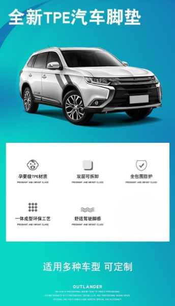 Floor Mats Suitable for Changan Car Series Tpe Changan Eado Cs35 Cs55 Cs75 Cx20 Yuexiang V3 Oshan X5 Uni-T