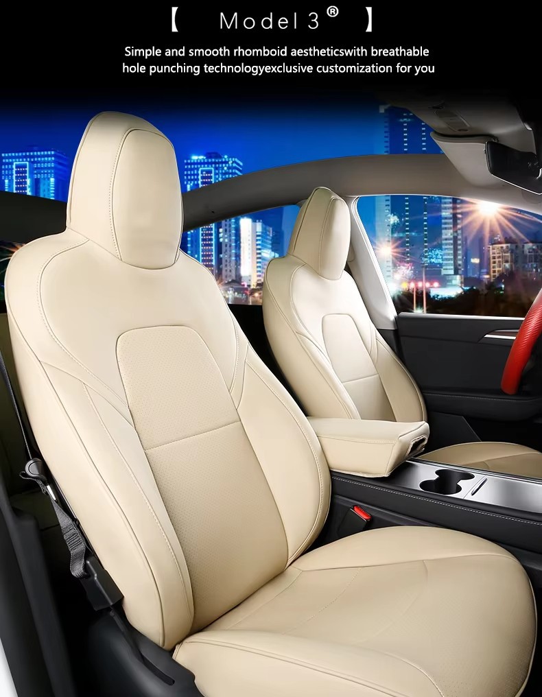 Car Seat Covers, Full Leather, Custom-Made, Special Car Covers, 25 New Models, Leather Seat Cushions, Universal for All Seasons, Fully Enclosed Seat Covers