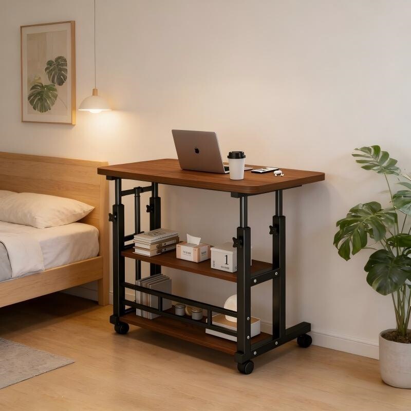 Movable Adjustable Side Table, Bedside Table, Movable Computer Desk, Small Table, Adjustable Rolling Desk, Writing Desk