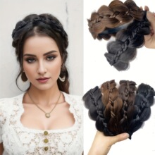 G 39834 Fishbone Braid Hair Crown �~���p�ٰl �W���羳