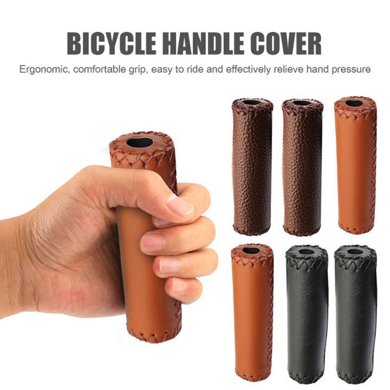 Bicycle Handlebar Grips Mountain Bike 22.2 Caliber Sponge Pu Grip Leather Cycling Handlebar Cover Road Bike Bicycle Handlebar Grips Mountain Bike 22.2 Caliber Sponge Pu Grip Leather Cycling Handlebar Cover Road Bike