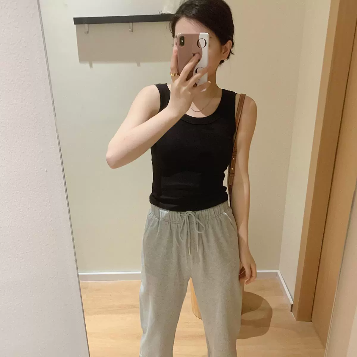 Комплект, топ-бра, летний универсальный майка-водолазка, футболка, slim fit