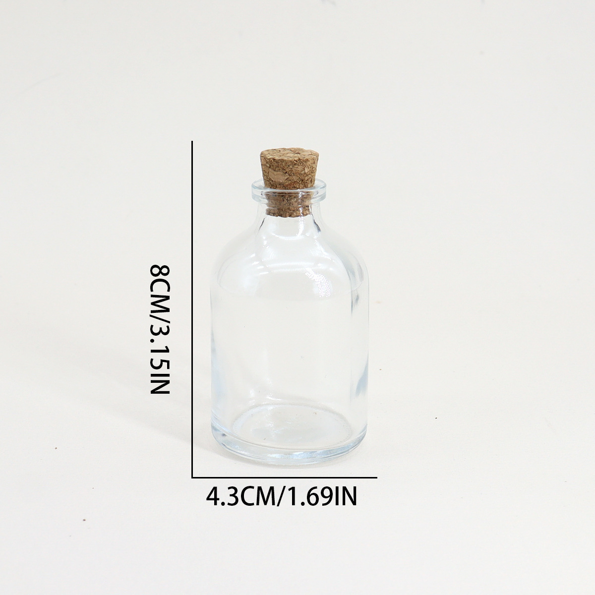 30ml 50ml 100ml botella de almacenamiento de vidrio transparente botella de baño de pies de 1 onza image 3