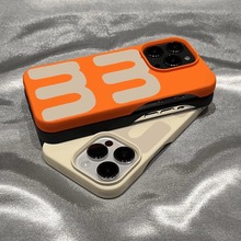 简约M字母适用iPhone16苹果15小米14plus新款13手机壳12保护套11