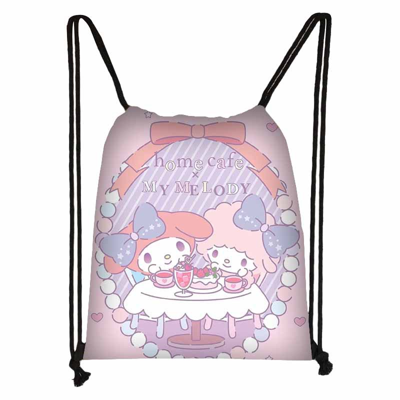 2025新款三丽鸥高颜值儿童束口袋卡通可爱时尚大容量学生收纳包包