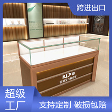 新款展示柜台钢化玻璃珠宝展示柜首饰陈列柜珠宝柜台LED灯