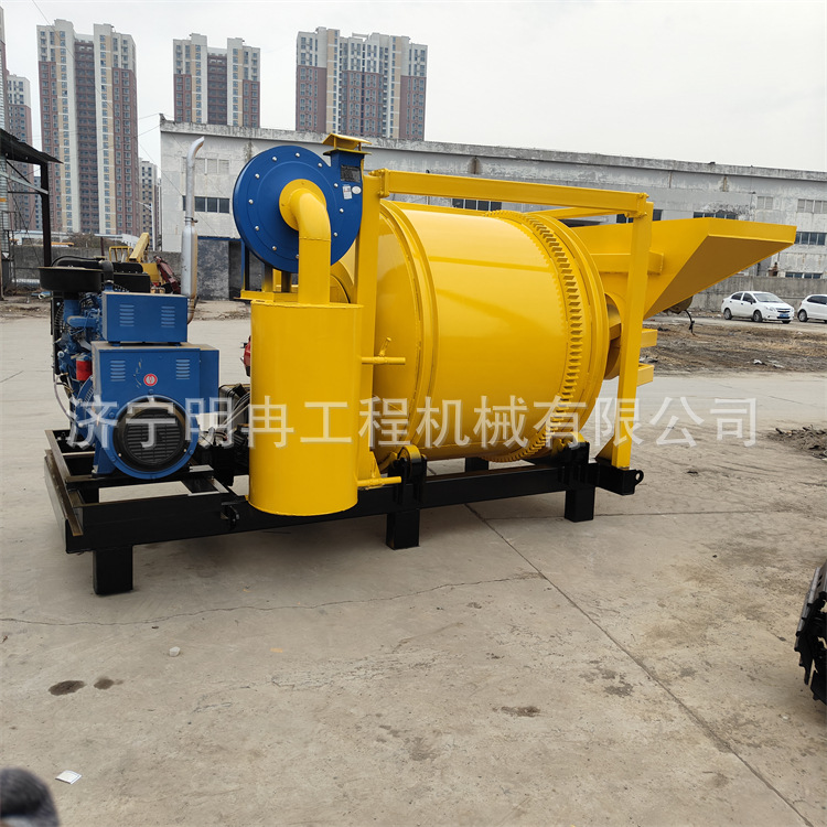 出口型路面摊铺沥青拌合机 沥青混合料炒料搅拌机械水除尘环保型