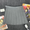 Colored pleated skirt
