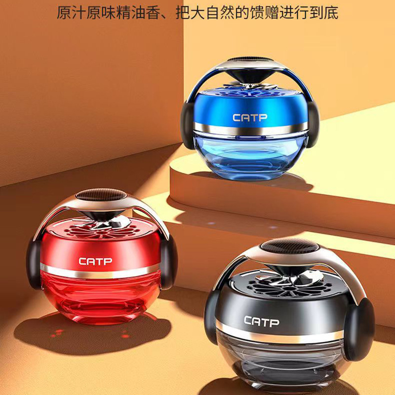 Solar car aromatherapy, high-end perfume ornaments, creative car interior supplies for men and women, central fragrance