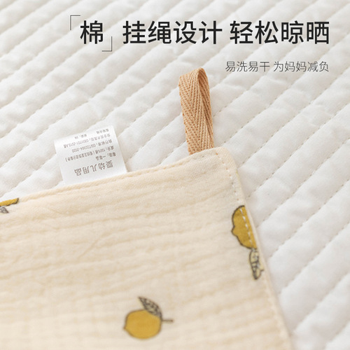 Wholesale baby and children's gauze face towels with cartoon prints, soft and absorbent, children's face towels for home use