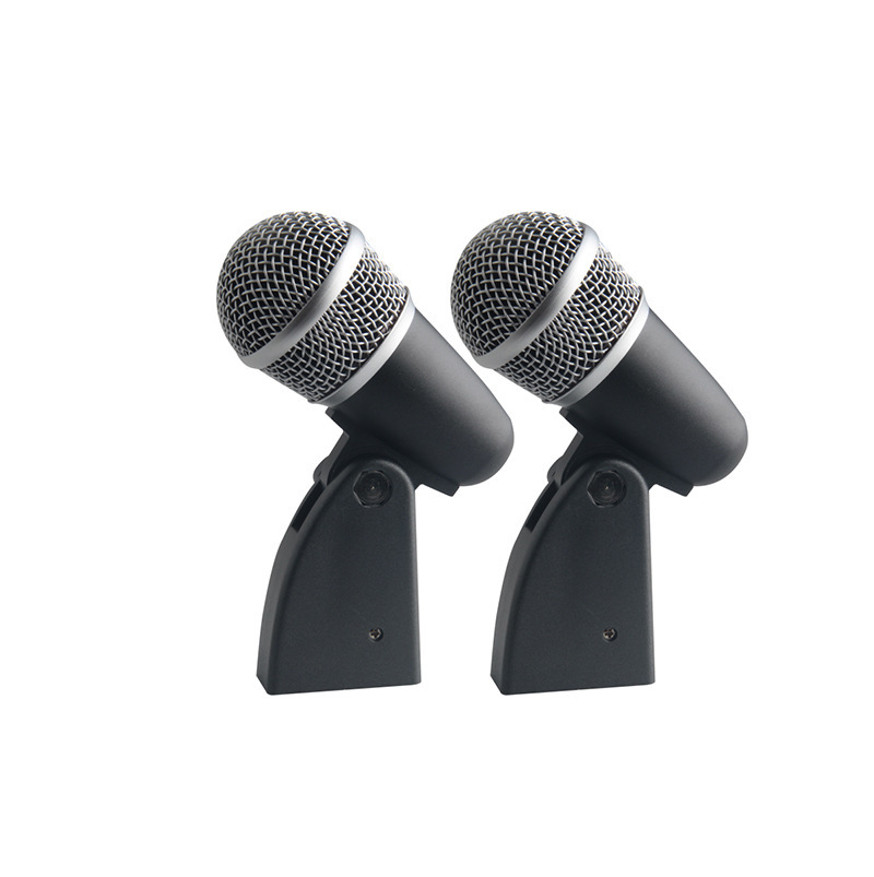 Set de Micrófonos para Batería e Instrumentos, Dinámico, para Grabación, Escenario e Instrumentos Musicales