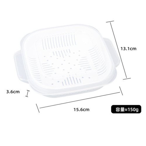 Japanese rice box microwave heating office worker lunch box refrigerator storage box frozen fresh-keeping cereal distribution box
