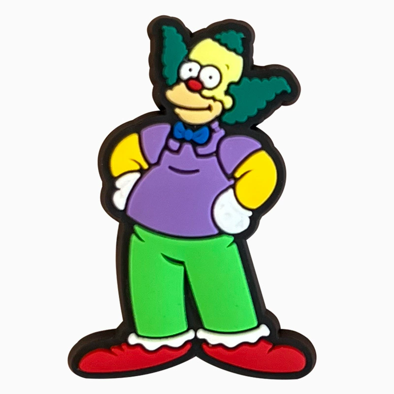 Подвески для обуви (серия Simpsons) Кроки-жиботы, одна подвеска для обуви, 18 вариантов цвета