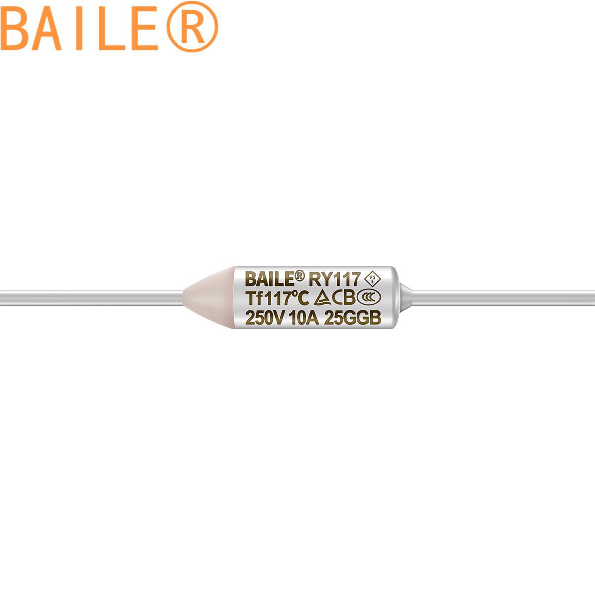 江苏百乐BAILE直销 RY117 10A高端款金属温度保险丝专业制造商
