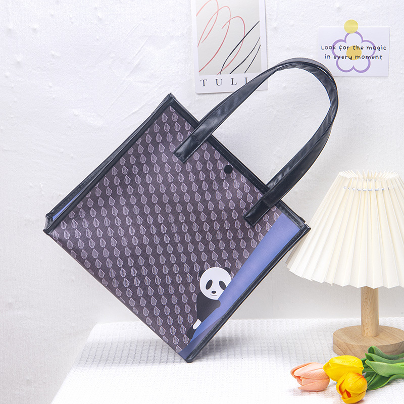 In stock PVC handbag business sense Panda column gift bag Christmas gift bag New Year's Day beach bag waterproof bag In stock PVC handbag business sense Panda column gift bag Christmas gift bag New Year's Day beach bag waterproof bag