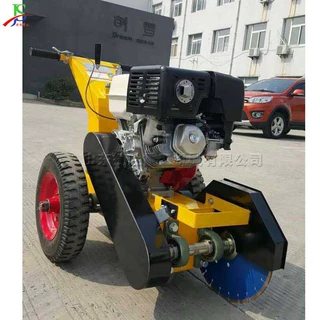 手推式沥青路面开槽机 混凝土地面开缝机 马路地面修补开缝机