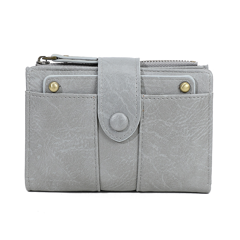 Nuevo RFID antimagnético bolso anti-robo cepillo medio y largo retro bolso de mano de piel de cera de aceite pu multifuncional bolso de mujer