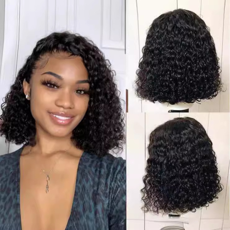 Transfronterizos Europa y los Estados Unidos ventas calientes nuevas pelucas de encaje delanteras Europeas y estadounidenses cubiertas de cabello de estilo natural pelucas