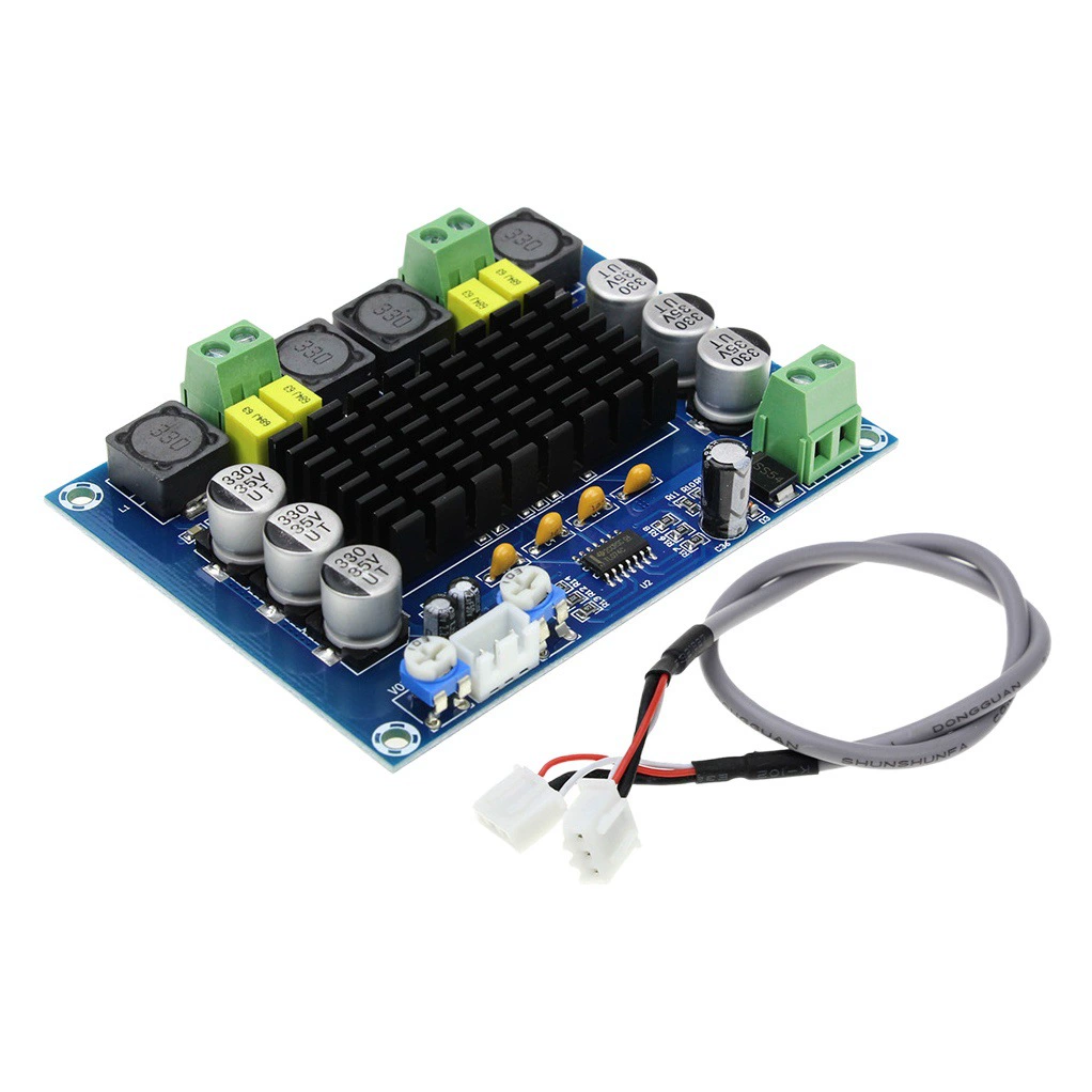 Плата цифрового усилителя высокой мощности TPA3116D2 двухканальный модуль аудиоусилителя 2*120 Вт CA-3116S