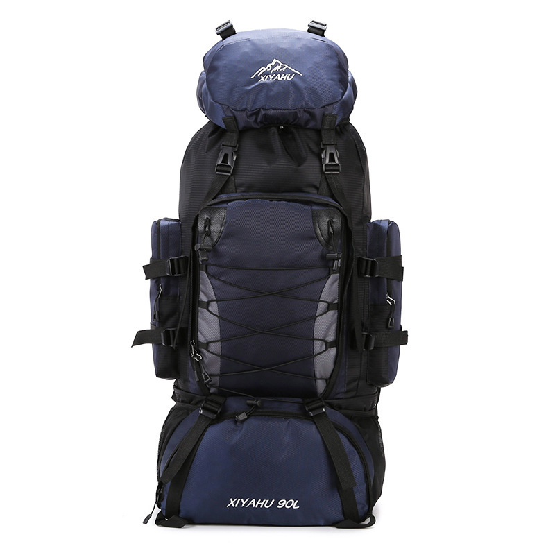 新品アウトドア90l大容量登山バッグ軽量防水リュックサック男レジャートレッキングキャンプバッグ|undefined