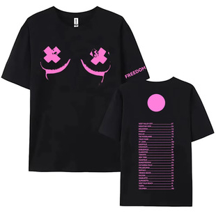 Kesha Freedom .  Pasties Tee Short Sleeve Summer Cotton T-sh
