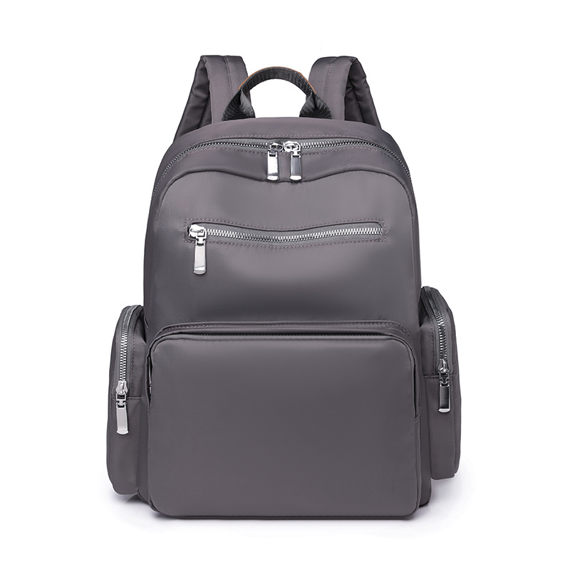2024 nueva mochila de nailon para mujer, simple y versátil, portátil, mochila de viaje de gran capacidad, mochila escolar para estudiantes