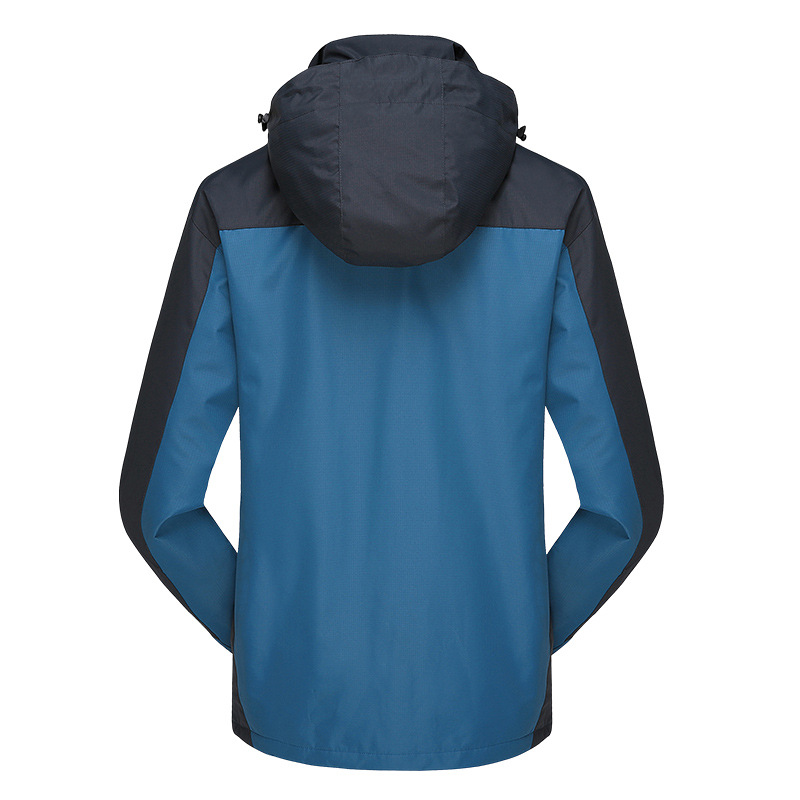 Otoño e invierno chaqueta de las mujeres tres en uno de dos piezas al aire libre impermeable transpirable forro polar ropa de viaje de los hombres imprimible LOGO