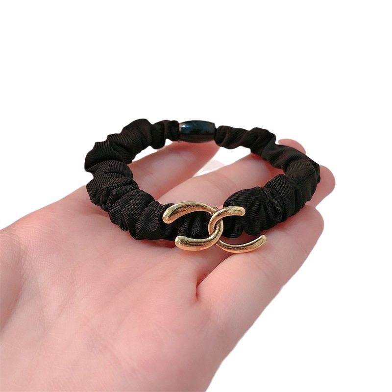 aleación de moda intestino delgado cabello anillo de cabeza cuerda de mujer temperamento simple atar joyas de cabello nuevo estilo de alta sensación simple joyas de cabello cuerda