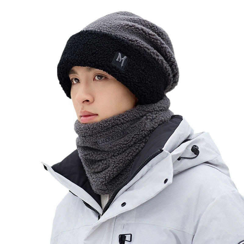 Men's Thickened Fleece Lined Winter Hat With Neck Protection_voghion.com